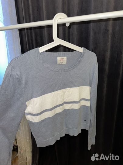 Кроп топ с длинным рукавом Pull & Bear