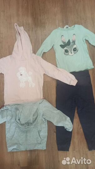 Вещи пакетом на девочку 110-116