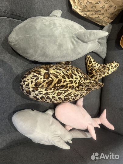 Мягкие игрушки акула