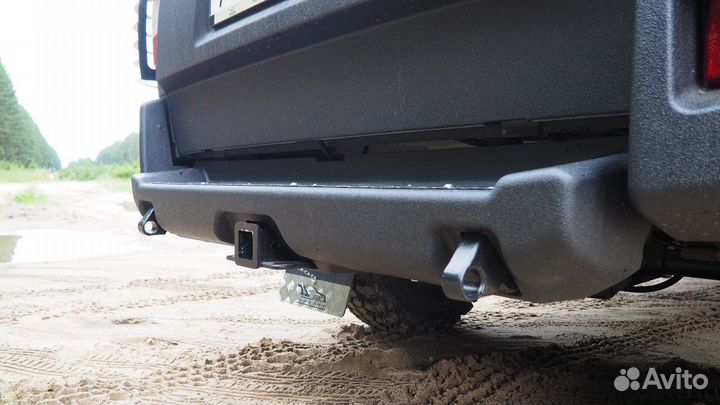 Силовой бампер задний УАЗ покраска
