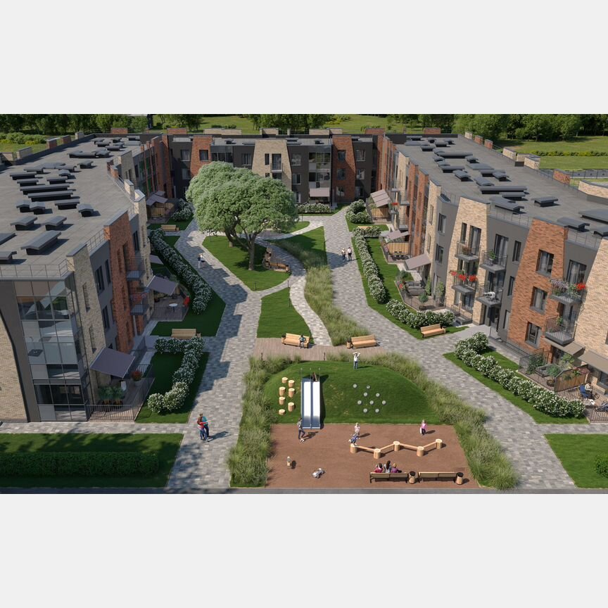 1-к. квартира, 41,9 м², 1/3 эт.