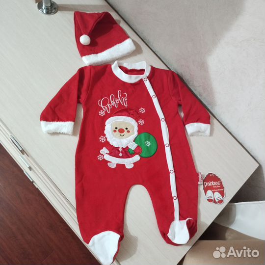 Новогодний костюм новый 68см