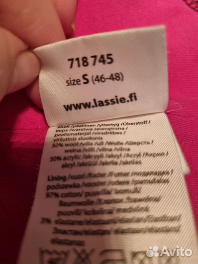 Комлект Lassie шапка шлем S 46-48 и варежки