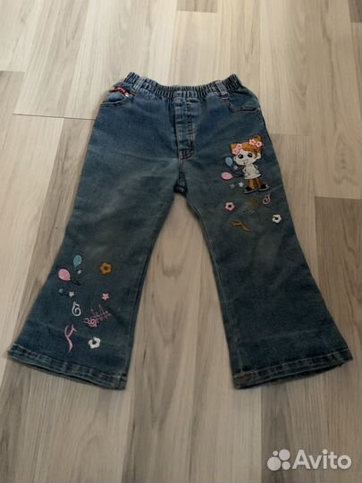 Джинсы клеш