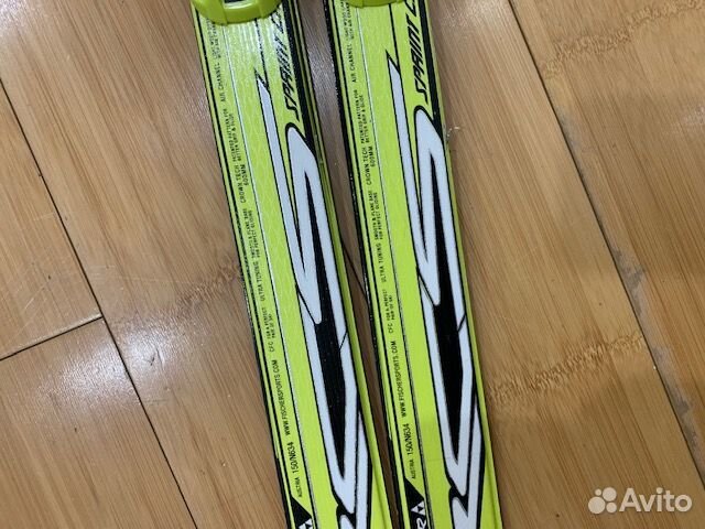 Беговые лыжи fischer с ботинками и палками