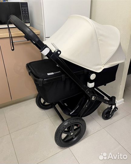 Коляска Bugaboo cameleon 3 plus Black/Fresh White