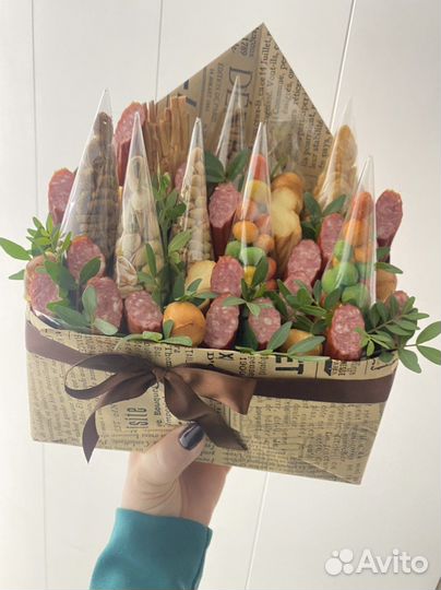 Съедобные букеты для мужчин