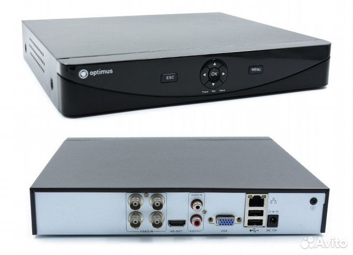 Гибридный Видеорегистратор Optimus ahdr-4004L