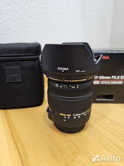 Объектив Sigma 17-50mm F2.8 EX DC OS HSM Nikon F