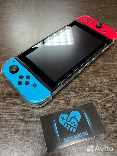 Бампер чехол прозрачный для Nintendo Switch