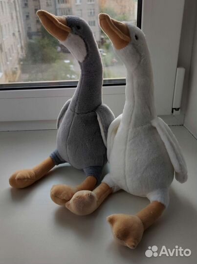 Мягкая игрушка два веселых гуся