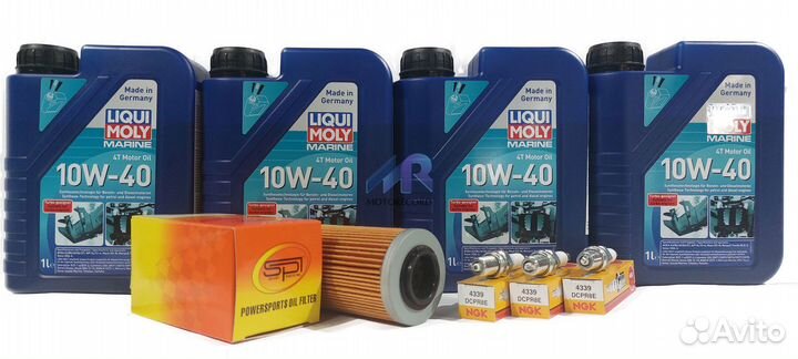 Масло для гидроцикла BRP SEA-DOO свечи + фильтр