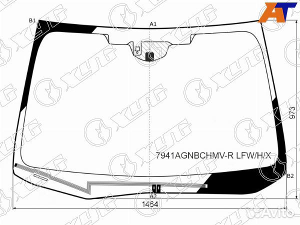Стекло лобовое subaru forester