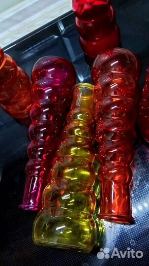 Бутылки, вазы Икея Hoff и другие разноцветные