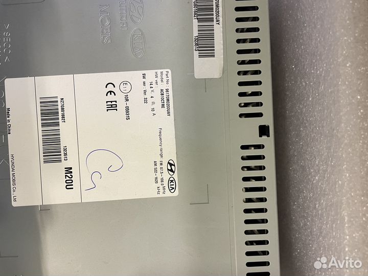 Штатная магнитола Hyundai Creta