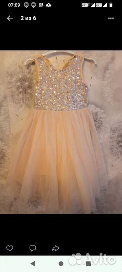 Платье для девочки 110