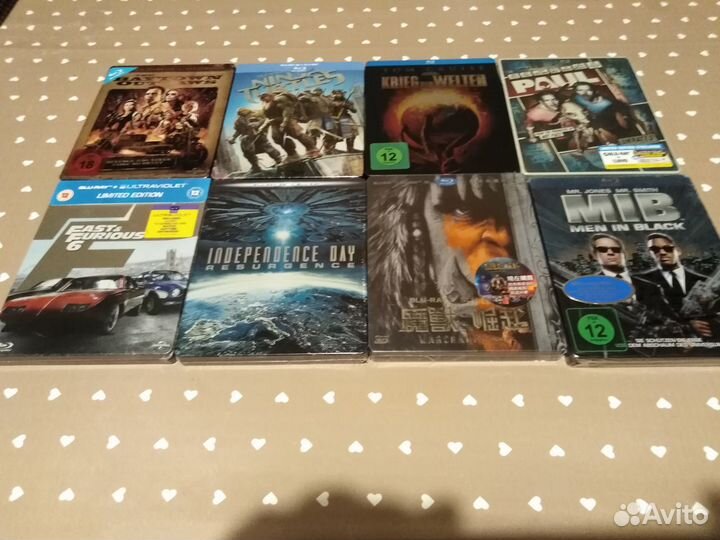 Blu ray SteelBook с фильмами фирменные (новые)