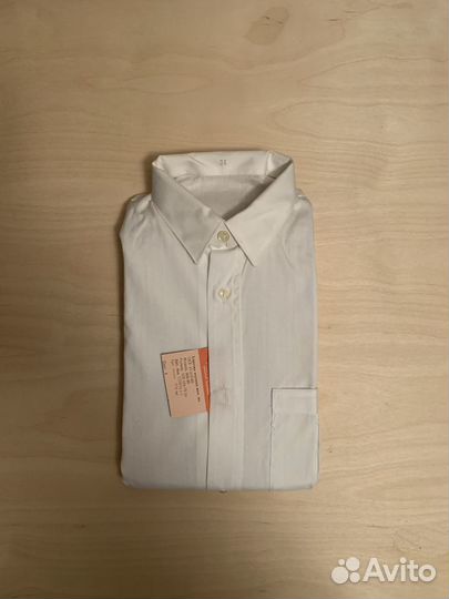 Рубашка белая для мальчика 158-164