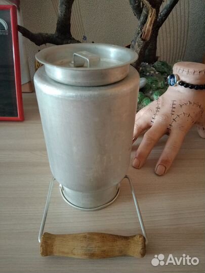 Алюминиевый бидон СССР 1 литр