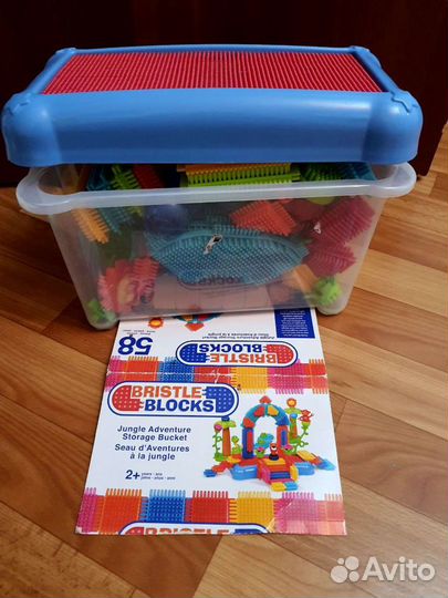 Игольчатый конструктор bristle blocks