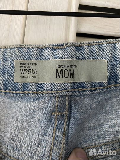 Джинсы topshop mom