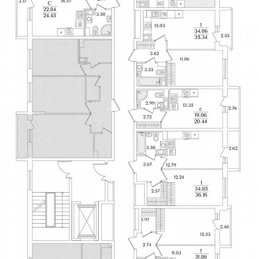 1-к. квартира, 33,7 м², 4/9 эт.