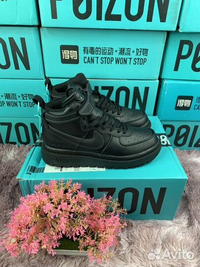 Nike Air Force 1 Gore Tex Black Оригинал (Poizon)