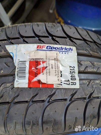 Bfgoodrich Route Control S 215/40 R17 87W