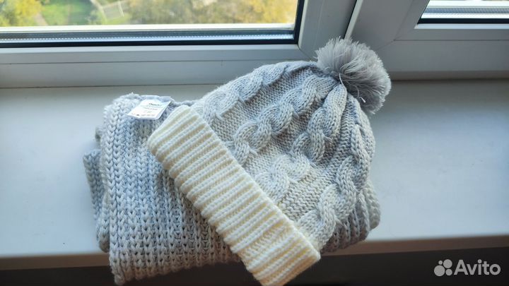 Шапка и снуд детский комплект