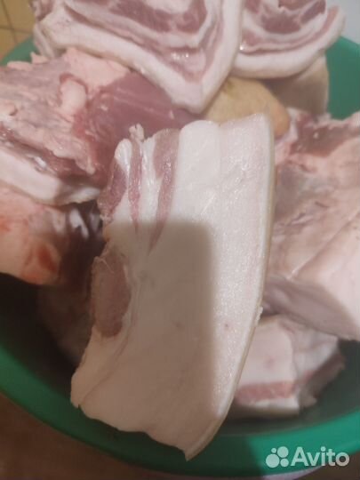 Сало Солёное, горячего копчения