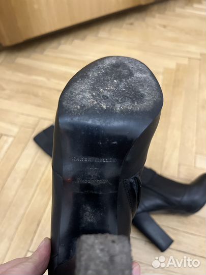 Сапоги женские натуральная кожа 37