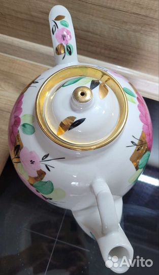 Чайник Дулево фарфоровый СССР