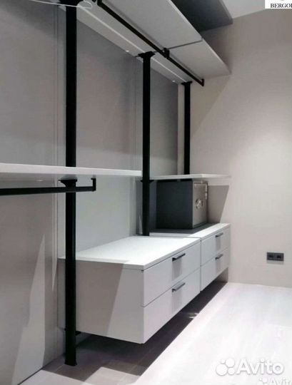 Гардеробная система лофт