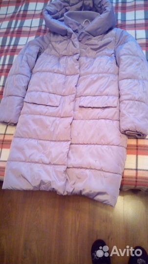 Зимнее пальто для девочки 146-152