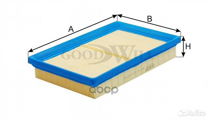 Фильтр воздушный suzuki swift 03- AG 133 Goodwill