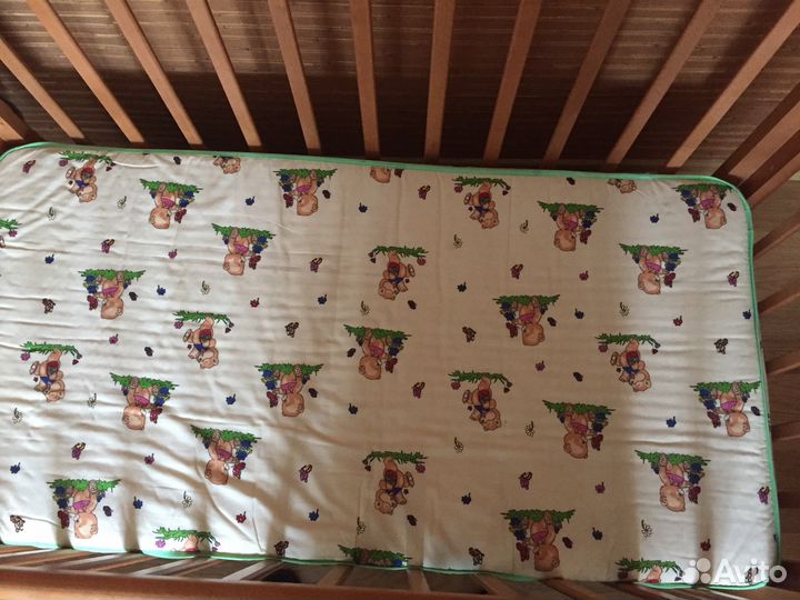 Маятниковая кровать с матрасом (пружинный блок и к