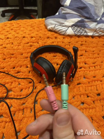 Наушники игровые проводные