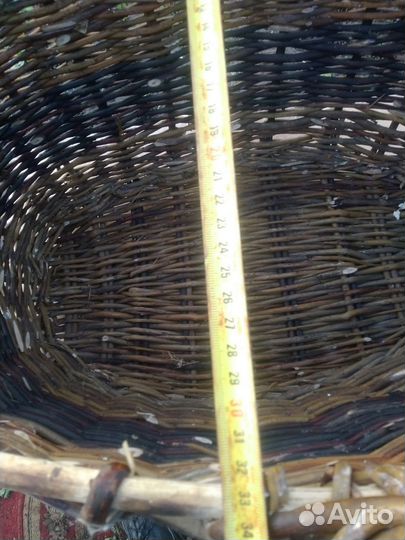 Корзина плетеная большая