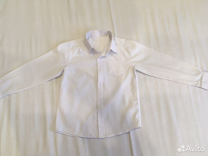 Рубашка белая школьная