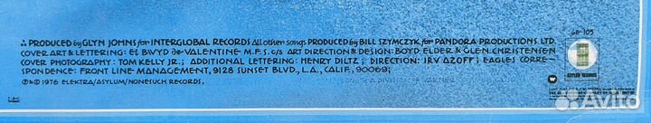 Eagles – Their Greatest Hits 1971–1975 (винил)