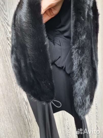 Капюшон-шапка норковый