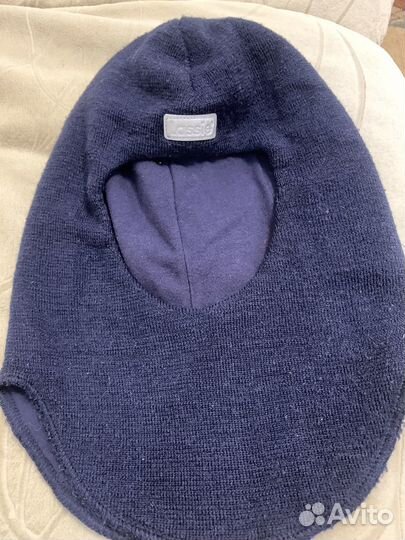 Шапка шлем для мальчика демисезонная