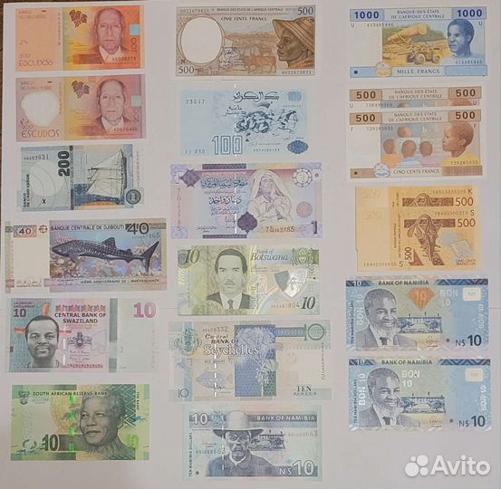Банкноты Африки