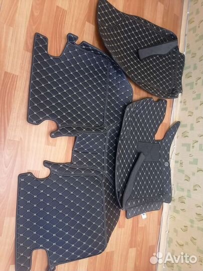 3d коврики из экокожи для киа церато 3