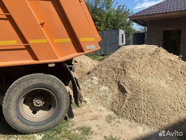 Песок речной с доставкой