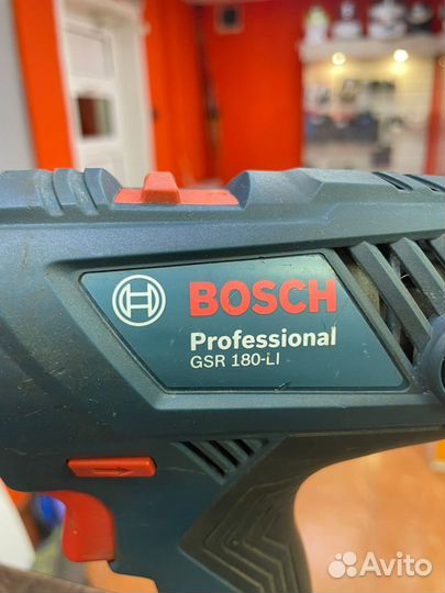 Шуруповерт bosch GSR 180-LI (тб74)