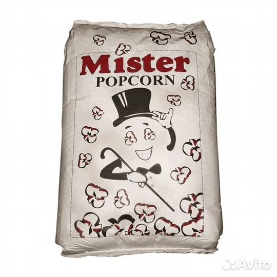 Зерно кукурузы mister popcor (22.68 кг.) (бабочка)