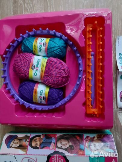 Набор для вязания с пряжей новый