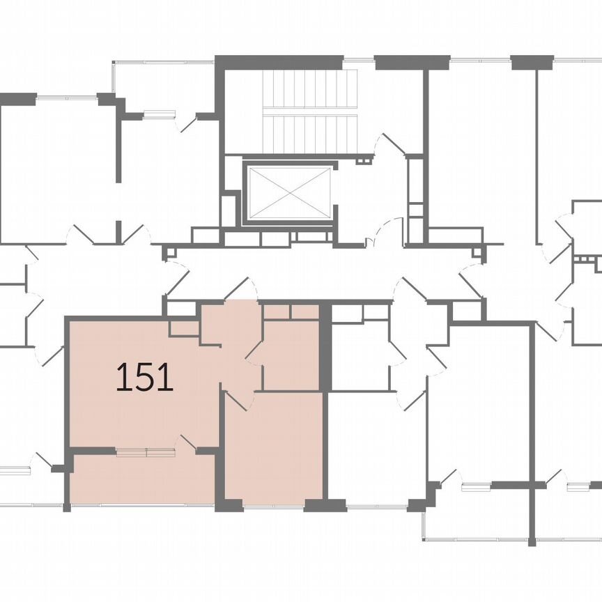 1-к. квартира, 40,1 м², 9/10 эт.