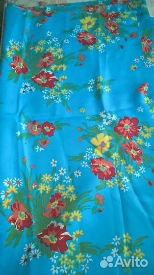 Ткань натуральный шелк СССР